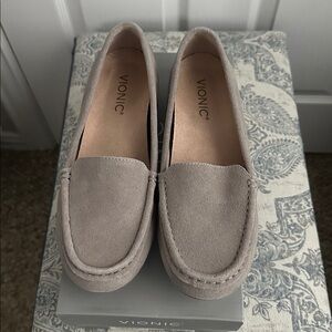 Vionic Chill Debbie Slate Grey Moccasin Loafer
